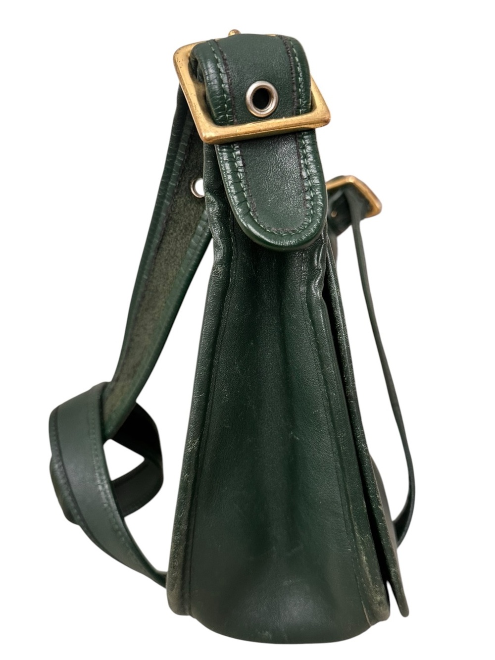 Vintage Bottle Green Patricia Crossbody Leather - Picture 2 of 16